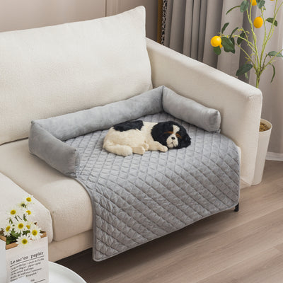 Sofá Cama para Perros Grandes - Cojín Térmico Ortopédico con Protector de Muebles - Image 2
