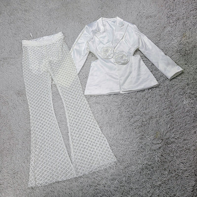 Conjunto de Dos Piezas con Lentejuelas Perladas y Gasa - Image 20