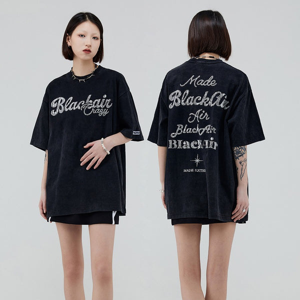Camiseta Suelta de Manga Corta para Hombre