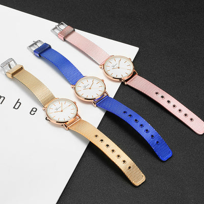 Reloj Geneva Minimalista con Malla Metálica - Diseño Elegante para Mujer - Image 26