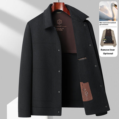 Chaqueta Polo de Lana Doble Faz para Otoño e Invierno - Tejida a Mano - Image 6
