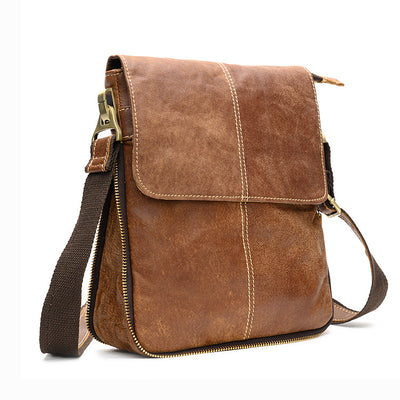Bolsa Casual de Cuero Genuino para Hombre - Bandolera First Layer - Image 7