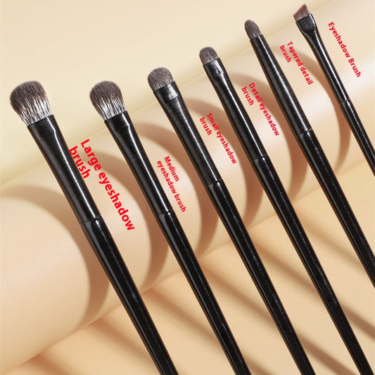 Set de 6 Brochas para Sombras de Ojos - Herramientas de Maquillaje para Principiantes - Image 2
