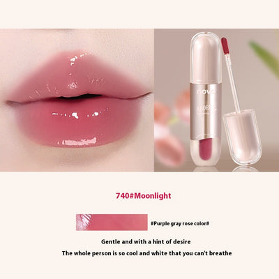 Brillo Labial Transparente Efecto Agua - Acabado Puro y Luminoso - Image 10