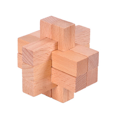 Rompecabezas de Madera Kongming Lock - Juguete Educativo para Adultos - Image 9