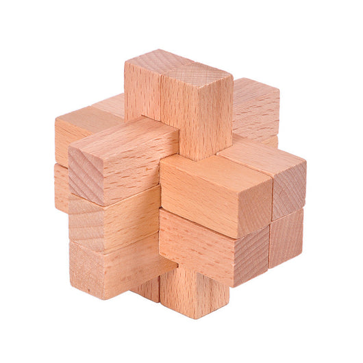 Rompecabezas de Madera Kongming Lock - Juguete Educativo para Adultos - Image 9