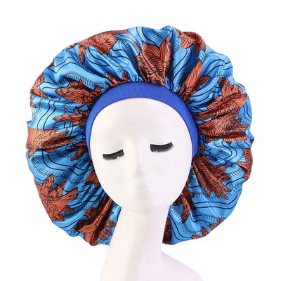 Sombrero Redondo Estampado de Satén con Elasticidad para Mujer - Image 19