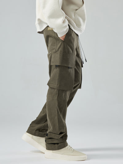 Pantalones Casuales Hombre Tendencia Americana Cintura Ajustable - Image 5
