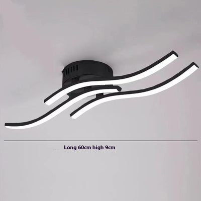 Lámpara de Techo LED Minimalista Moderna para Sala y Dormitorio - Image 7