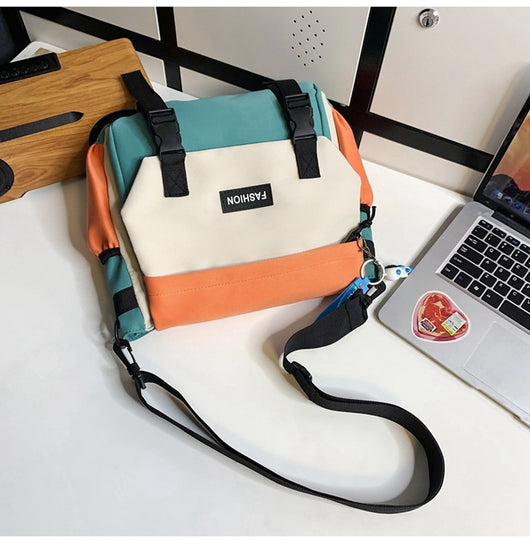 Bolsa de Hombro Casual Mujer Capacidad Grande Diseño Neutro Japonés - Image 33