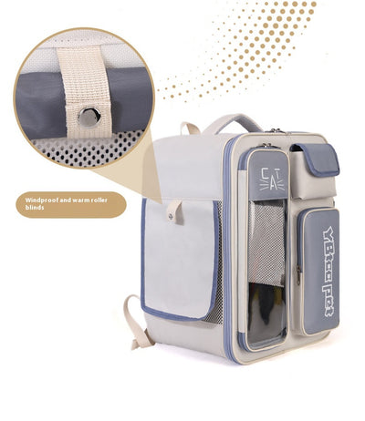 Mochila Transportín para Gatos - Diseño Versátil Todo Clima - Image 19