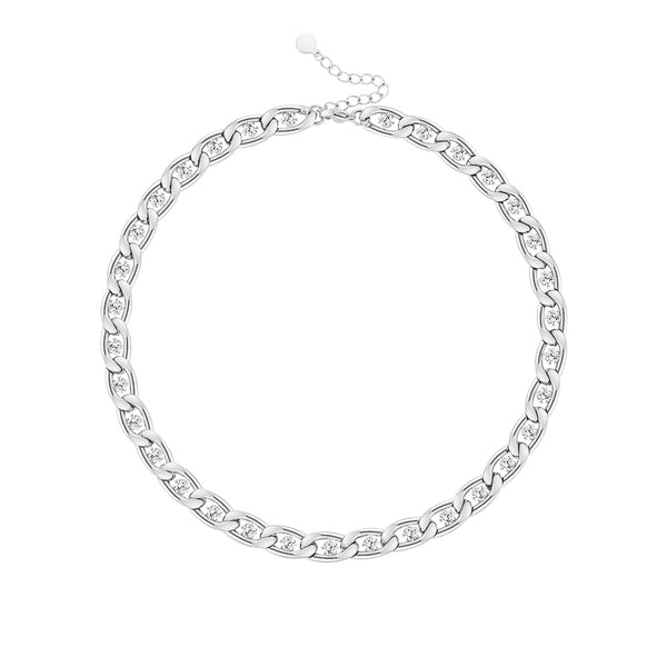Collar de Acero Titanio con Garra de Diamante y Cadena - Image 6