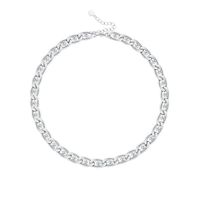 Collar de Acero Titanio con Garra de Diamante y Cadena - Image 6