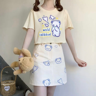 Blusa Corta Estilo Japonés Sweet JK - Diseño Suave y Femenino - Image 9