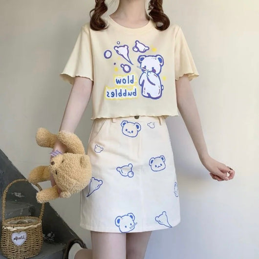 Blusa Corta Estilo Japonés Sweet JK - Diseño Suave y Femenino - Image 9