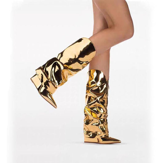 Botas Cuña Antiarrugas New Bright Noodle