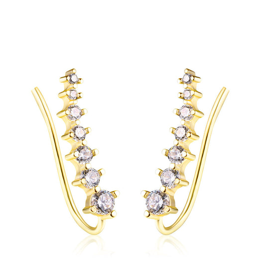 Aretes de Zirconia Colgante en Estilo Simple - Image 8