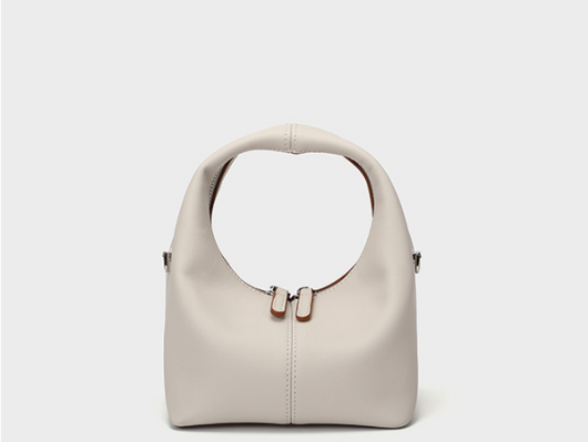 Bolso Bandolera Cuero Genuino Diseño Francés Minimalista para Mujer - Image 9