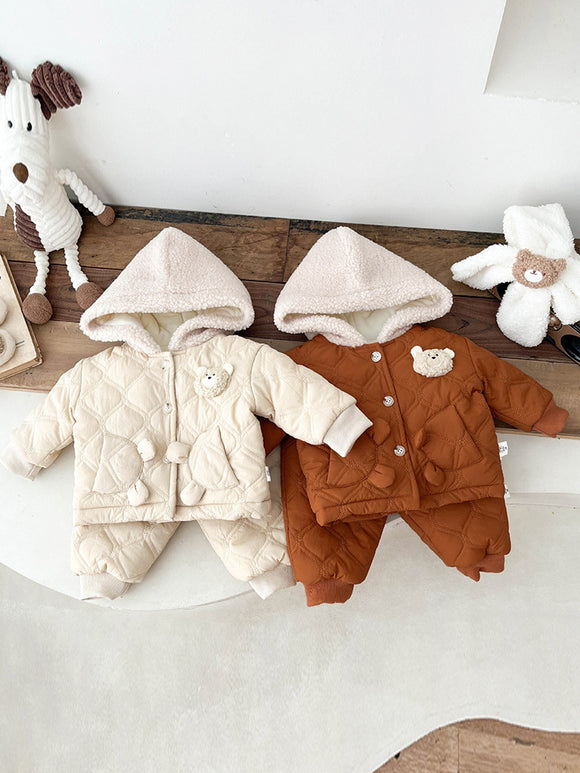 Conjunto Térmico Infantil de Dos Piezas con Forro Polar