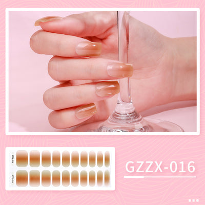 Stickers de Uñas de Gel Coreano Mariposa Bronceado Resistente al Agua con Luz UV - Image 13