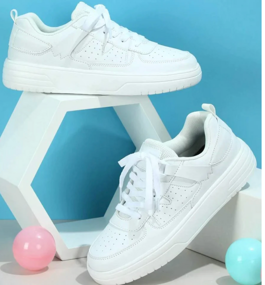 Zapatillas Blancas Versátiles: Comodidad y Transpirabilidad para Cada Día - Image 14