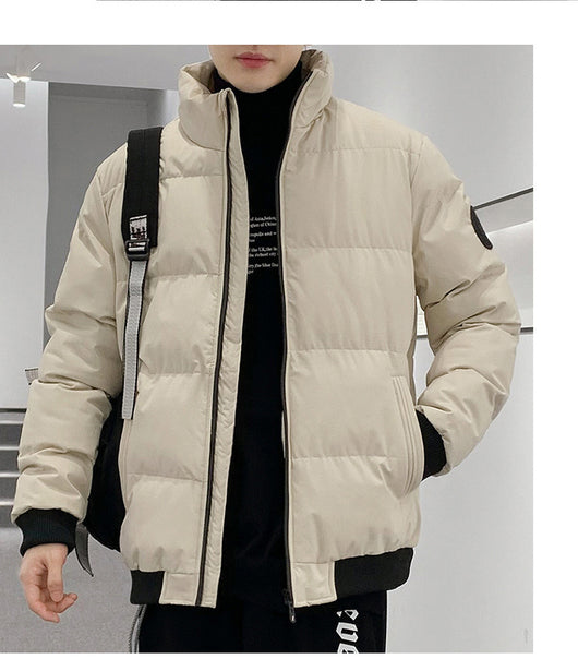 Chaqueta Acolchada de Algodón para Hombre - Calidez Simple y Duradera - Image 10