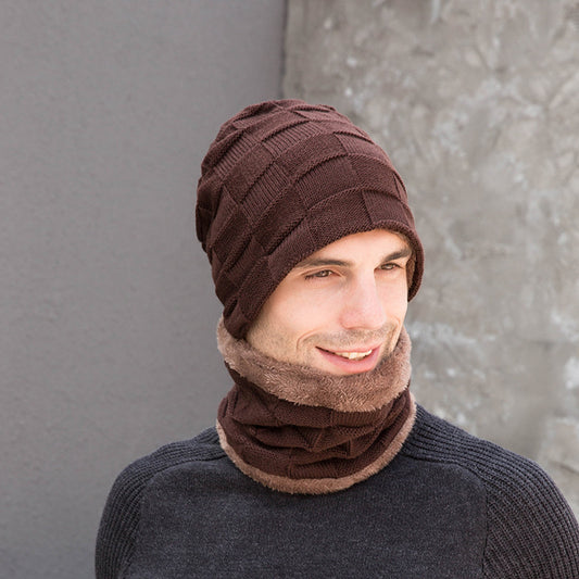 Conjunto Térmico 3 en 1: Gorro, Bufanda y Guantes de Punto Grueso