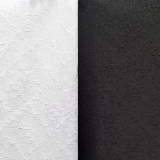Tela para Vestidos Femeninos con Textura Relieve Floral 3D y Efecto Burbuja - Image 11