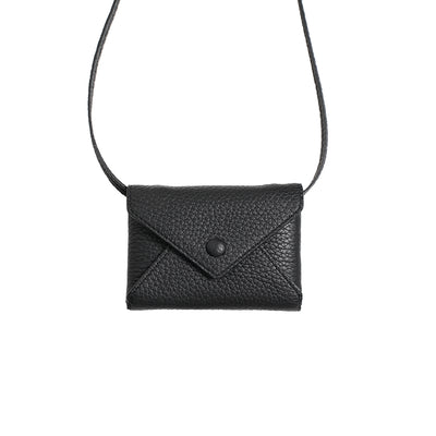 Bolso Bandolera Minimalista de Cuero Genuino - Cartera Sobre Compacta - Image 4