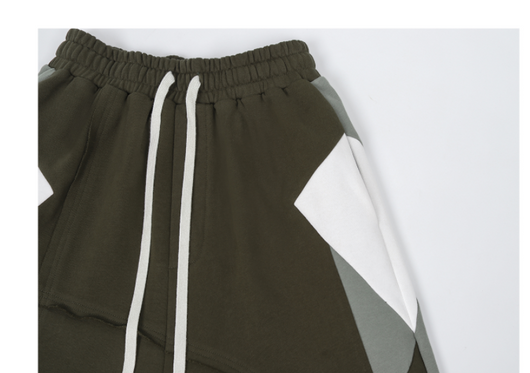 Pantalón Militar Holgado de Tres Colores con Costuras Reforzadas - Image 7