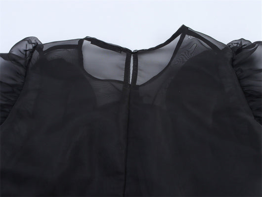 Blusa con Mangas Globo y Detalle de Moño Diseño Exclusivo - Image 15