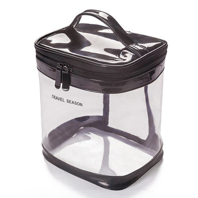 Bolsa de Cosméticos Transparente de Gran Capacidad Impermeable - Image 4