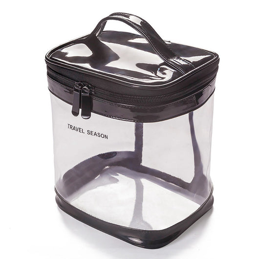 Bolsa de Cosméticos Transparente de Gran Capacidad Impermeable - Image 4