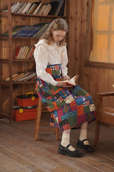 Camisa Blanca con Patchwork - Image 6