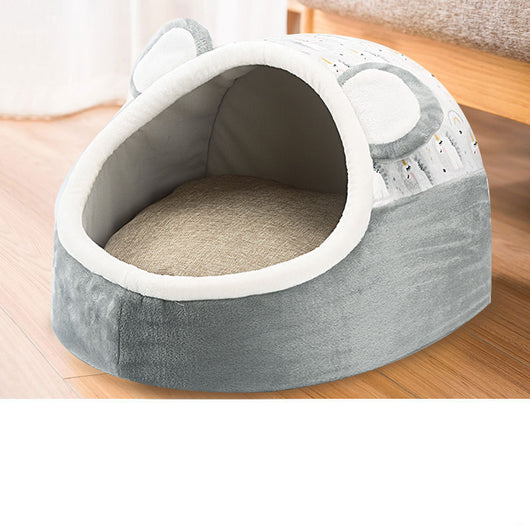 Cama Térmica para Mascotas Otoño-Invierno con Felpa Gruesa - Image 9