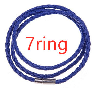 Pulsera de Cuero Trenzado Personalizada para Hombre con Nombre y Acero Inoxidable - Image 66