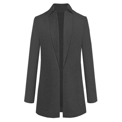 Abrigo de Lana Cuello Alto Liso - Elegancia Atemporal - Image 17