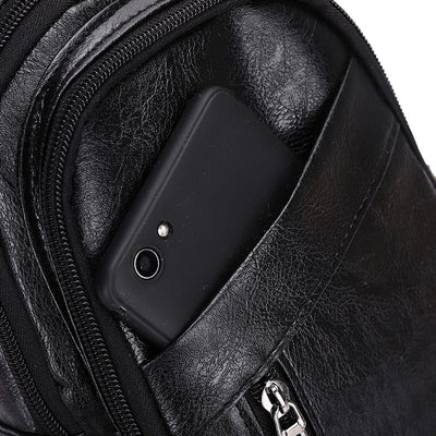 Bolsa Crossbody Impermeable de Gran Capacidad con Múltiples Compartimentos para Hombre - Image 14