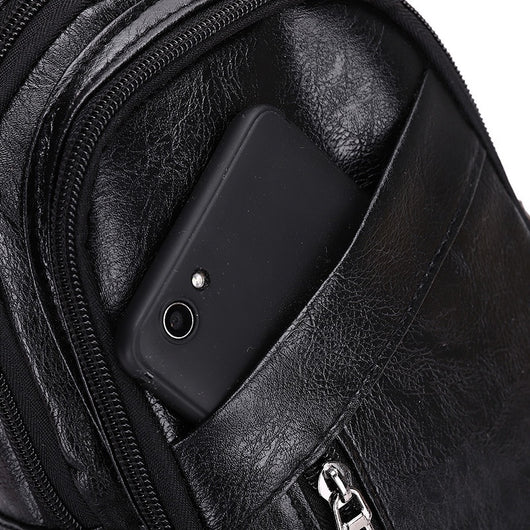 Bolsa Crossbody Impermeable de Gran Capacidad con Múltiples Compartimentos para Hombre - Image 14