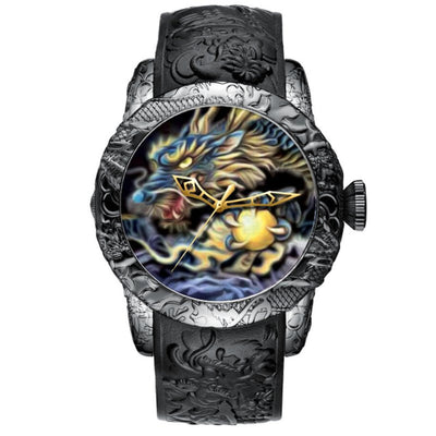 Reloj de Moda Creativa con Dragón para Hombre - Image 11