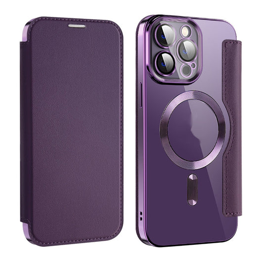 Funda Protectora con Cargador Inalámbrico Transparente y Soporte para Tarjetas - Image 9