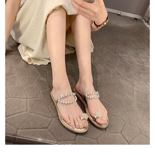 Sandalias de Perla Francesa para Mujer - Cómodas Pantuflas de Verano para Playa - Image 10