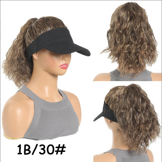 Peluca Ondulada con Capucha y Coleta de Personalidad para Mujer - Image 8
