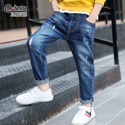 Pantalones Vaqueros para Niños - Estilo Moderno Primavera Otoño - Image 3