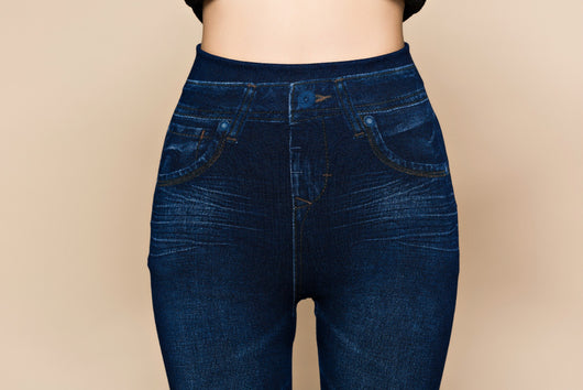 Leggings Talla Grande Efecto Denim - Comodidad de Jeggings - Image 8