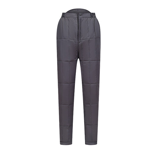Pantalones de Algodón Grueso Cintura Alta Oversized Rectos para Hombre - Image 9