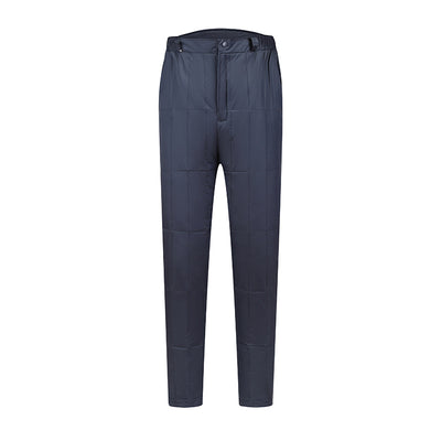 Pantalones de Algodón Grueso Cintura Alta Oversized Rectos para Hombre - Image 10
