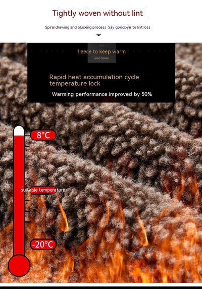 Chaqueta de Solapa Hombre Algodón Cashmere Otoño Invierno - Image 19