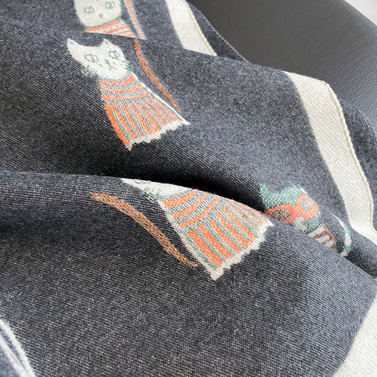 Bufanda de Cashmere Artificial Estilo Coreano Versátil Invierno Mujer - Image 26