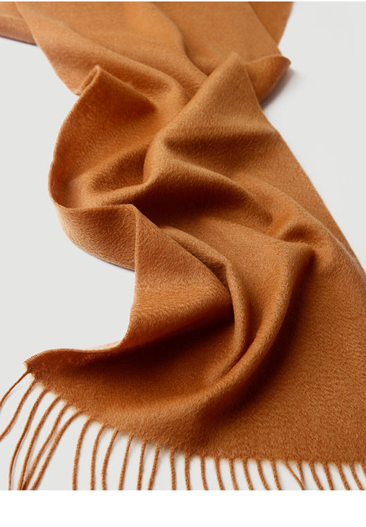Bufanda de Cachemira Pura Colores Sólidos para Otoño e Invierno - Image 57